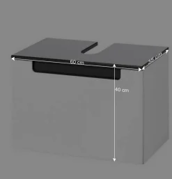 Wohnen Unterbeckenschrank Tymos in Weiß