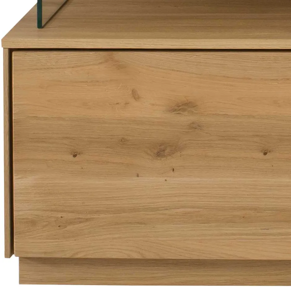 Wohnen Unterschrank Fernseher aus Wildeiche Massivholz - Obinson