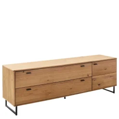 Unterschrank für Fernseher mit zwei Schubladen & Tür - Flacona^Wohnen Clearance