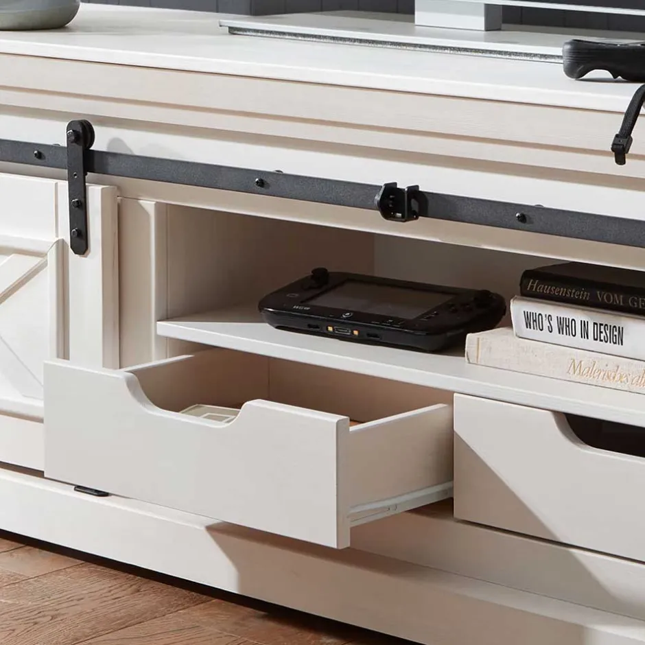 Unterschrank für TV mit Schiebetür - Kuito^Wohnen