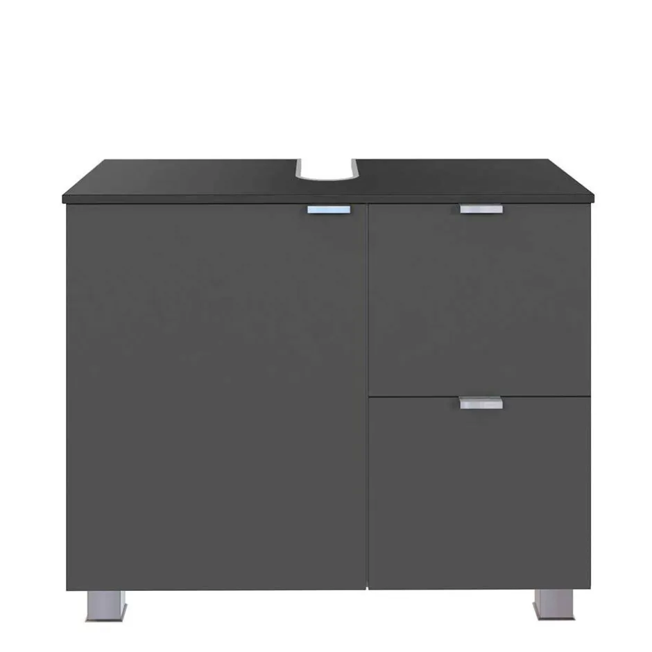 Wohnen Unterschrank für Waschbecken mit 2 Schubladen & Tür - Jaenda