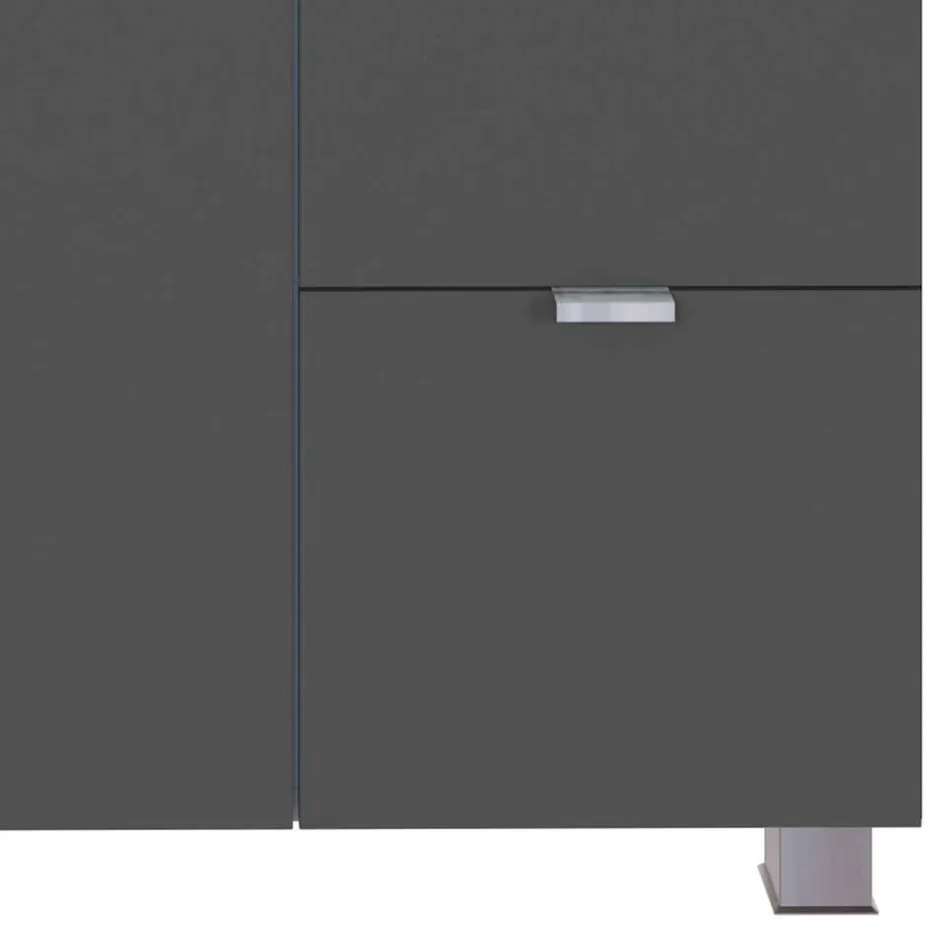 Wohnen Unterschrank für Waschbecken mit 2 Schubladen & Tür - Jaenda