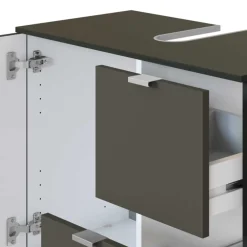 Wohnen Unterschrank für Waschbecken mit 2 Schubladen & Tür - Jaenda