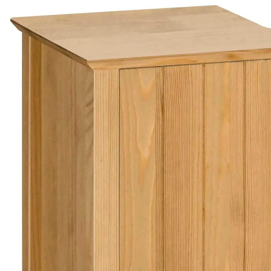 Wohnen Unterschrank fürs Waschbecken aus Holz Kiefer - Akzinad
