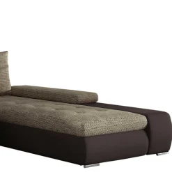 U-Schlafcouch in Beige und Dunkelbraun - Driften^Wohnen Best