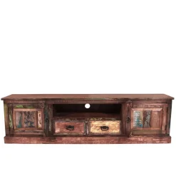 Wohnen Used Look TV Board aus Altholz Jamaica im Shabby Chic