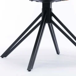 Wohnen Velours Armlehnenstuhl in Oliv Grün - Sagavi (2er Set)