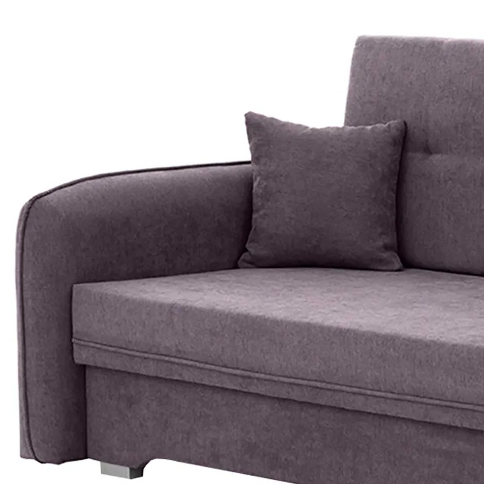 Velours Couch in Mauve mit Federkern - Speccia^Wohnen Best