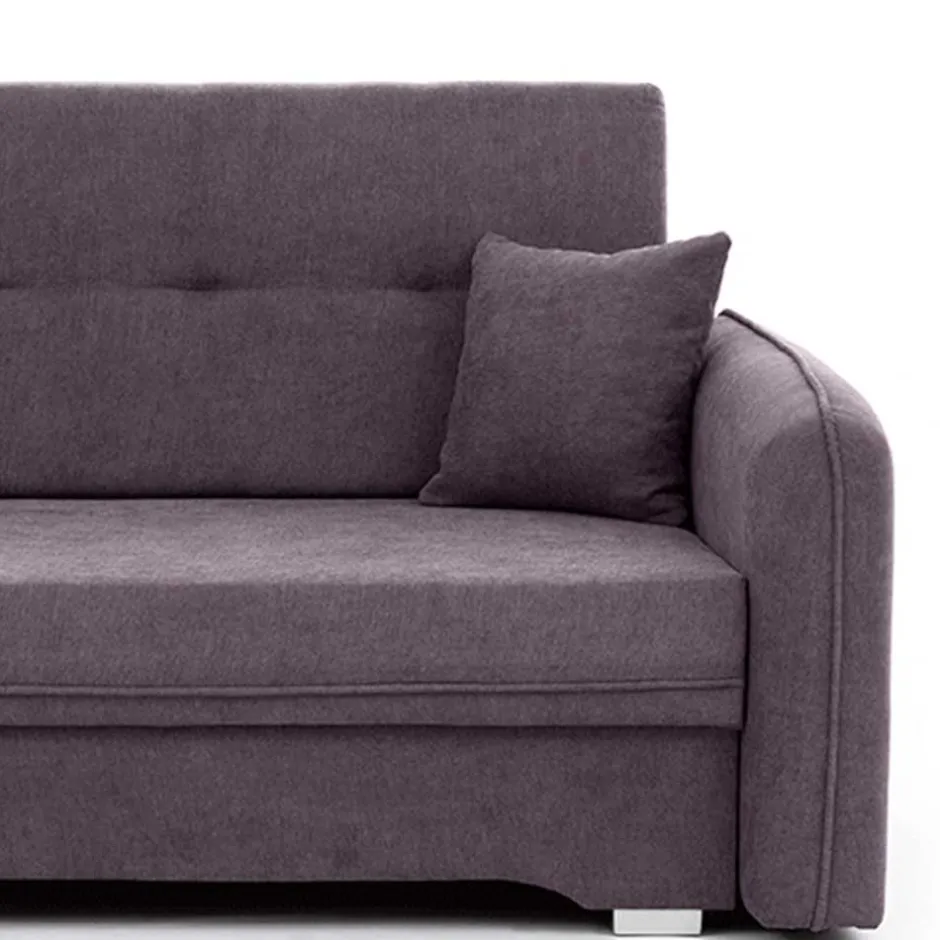 Velours Couch in Mauve mit Federkern - Speccia^Wohnen Best