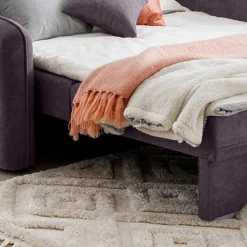 Velours Couch in Mauve mit Federkern - Speccia^Wohnen Best