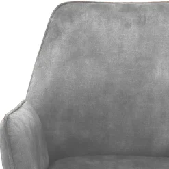 Velours Küchenstuhl mit Armlehnen - Jeremy (2er Set)^Wohnen Clearance