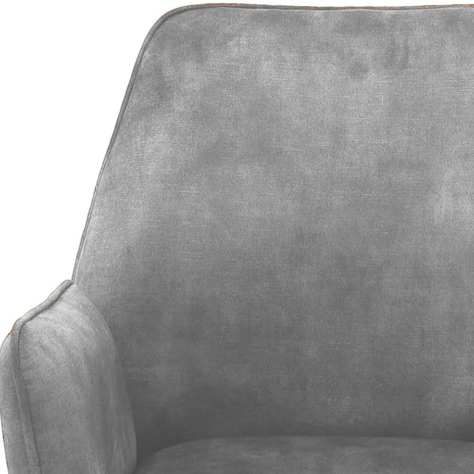 Velours Küchenstuhl mit Armlehnen - Jeremy (2er Set)^Wohnen Clearance