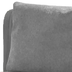 Velours Polstersessel in Silber Grau - Kolage^Wohnen New