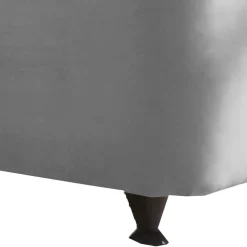 Velours Polstersessel in Silber Grau - Kolage^Wohnen New