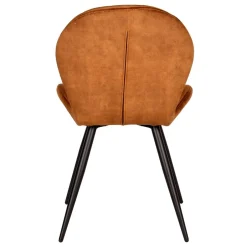 Velours Polsterstuhl in Ocker - Rafu (2er Set)^Wohnen Sale