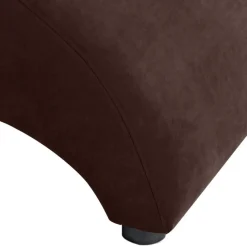 Velours Sessel in Braun mit Nussbaumfarben - Vastonia^Wohnen Sale