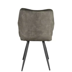 Wohnen Velours Tischsessel in Dunkelgrün - Clarendon