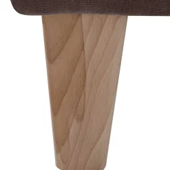 Wohnen Velours Wohnzimmersessel in Braun - Dario