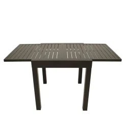 Wohnen Verlängerbarer Balkontisch in Dunkelgrau - Fredoco