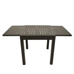 Wohnen Verlängerbarer Balkontisch in Dunkelgrau - Fredoco