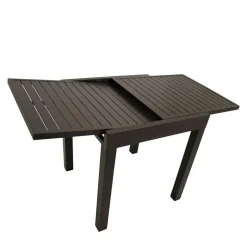 Wohnen Verlängerbarer Balkontisch in Dunkelgrau - Fredoco