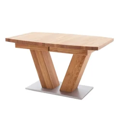 Wohnen Verlängerbarer Bootsdesign Tisch aus Wildeiche - Peng