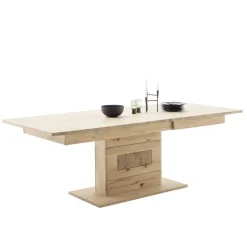 Verlängerbarer Esszimmertisch teilmassiv - Losiamos^Wohnen Online