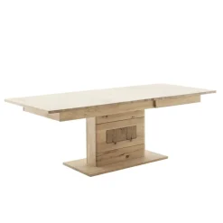 Verlängerbarer Esszimmertisch teilmassiv - Losiamos^Wohnen Online