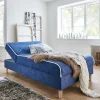 Wohnen Verstellbare Daybed Polsterliege in Blau Samt - Blackbird