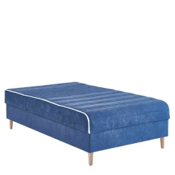 Wohnen Verstellbare Daybed Polsterliege in Blau Samt - Blackbird
