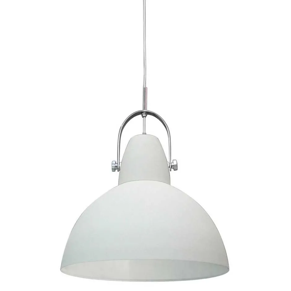 Wohnen Verstellbare Hängeleuchte Bessy in Weiß