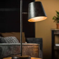 Wohnen Verstellbare Tischleuchte mit Metallschirm - Liarisa