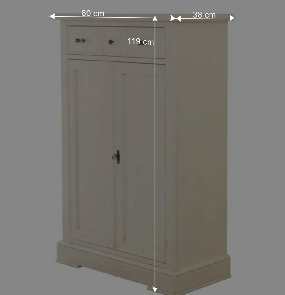 Vertiko Kommode in Antikweiß - Annot^Wohnen