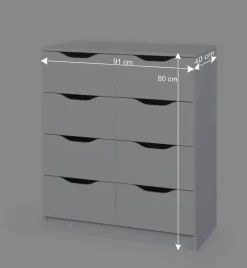 Vielzweck Kommode Danjala mit 8 Schubladen^Wohnen Sale