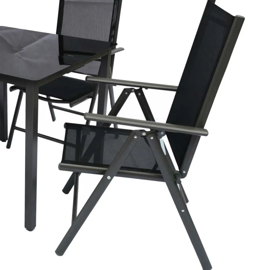 Vier Hochlehner & Gartentisch Set - Cadiz (fünfteilig)^Wohnen Clearance