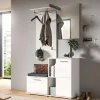 Vierteiliges Garderobenmöbel Set in modernem Design - Rugova^Wohnen Online