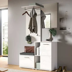 Vierteiliges Garderobenmöbel Set in modernem Design - Rugova^Wohnen Online