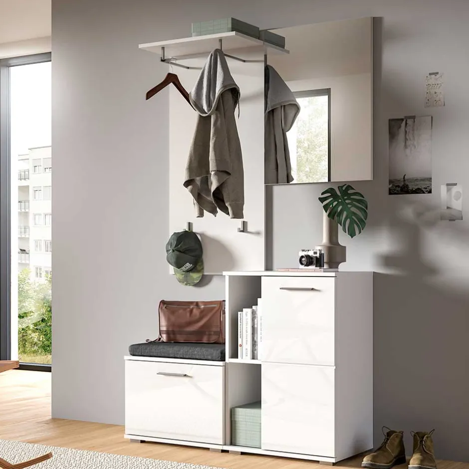 Vierteiliges Garderobenmöbel Set in modernem Design - Rugova^Wohnen Online