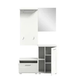 Vierteiliges Garderobenmöbel Set in modernem Design - Rugova^Wohnen Online