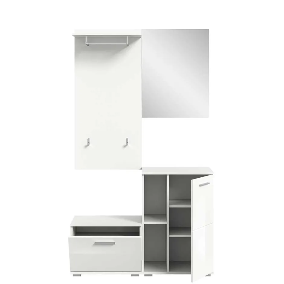 Vierteiliges Garderobenmöbel Set in modernem Design - Rugova^Wohnen Online