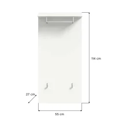 Vierteiliges Garderobenmöbel Set in modernem Design - Rugova^Wohnen Online