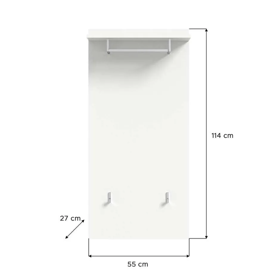 Vierteiliges Garderobenmöbel Set in modernem Design - Rugova^Wohnen Online