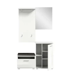 Vierteiliges Garderobenmöbel Set in modernem Design - Rugova^Wohnen Online