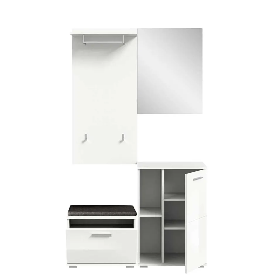 Vierteiliges Garderobenmöbel Set in modernem Design - Rugova^Wohnen Online