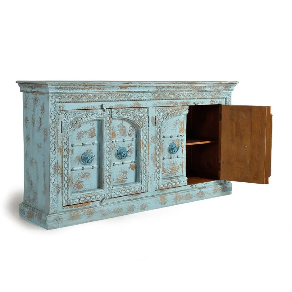 Vintage Design Anrichte in Türkis - Canopuss^Wohnen Best