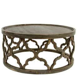 Wohnen Vintage Design Couchtisch aus Tanne Massivholz - Lenala