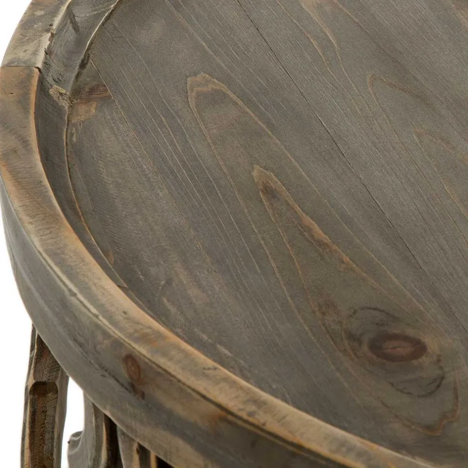 Wohnen Vintage Design Couchtisch aus Tanne Massivholz - Lenala