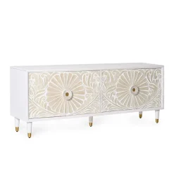 Vintage Design Lowboard aus Mango Massivholz - Triboot^Wohnen Sale