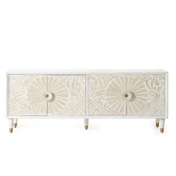 Vintage Design Lowboard aus Mango Massivholz - Triboot^Wohnen Sale