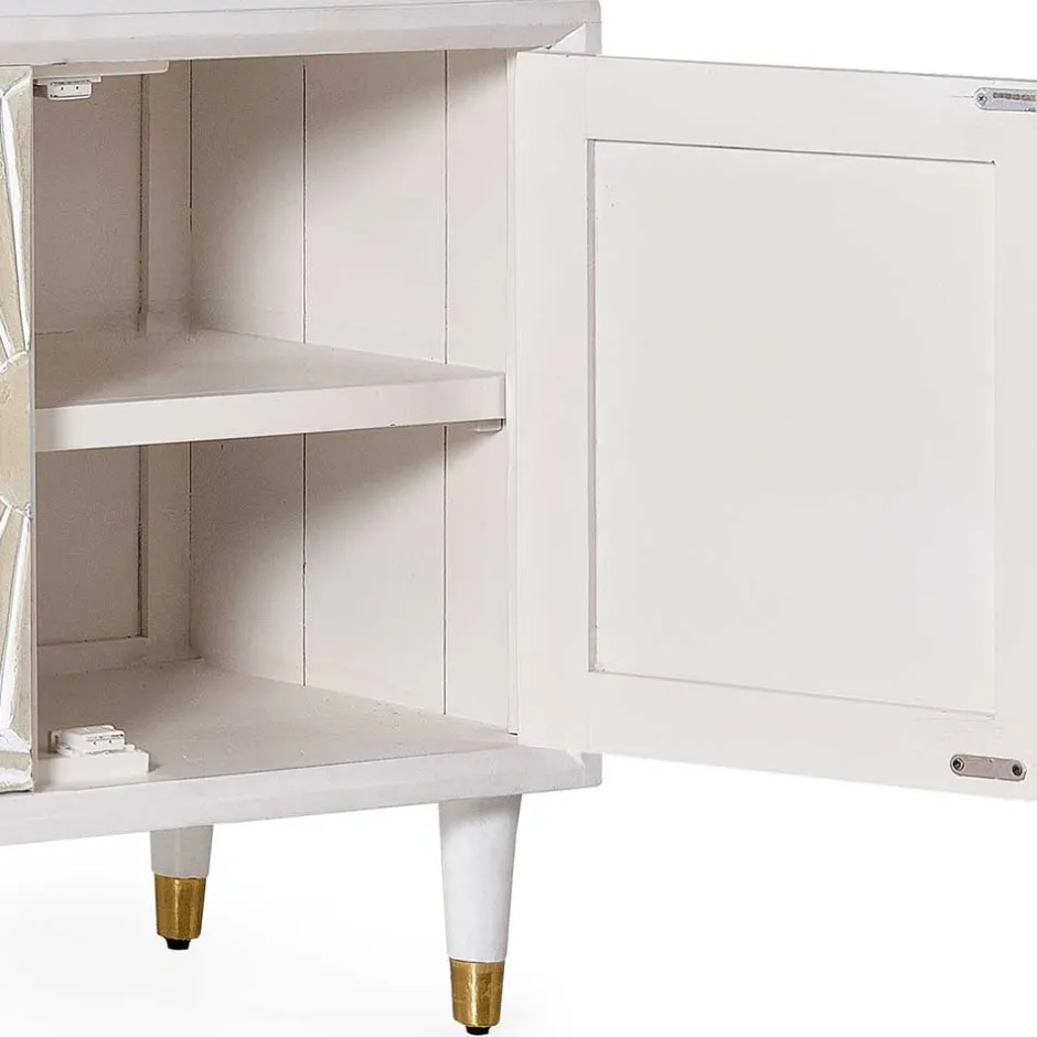 Vintage Design Lowboard aus Mango Massivholz - Triboot^Wohnen Sale